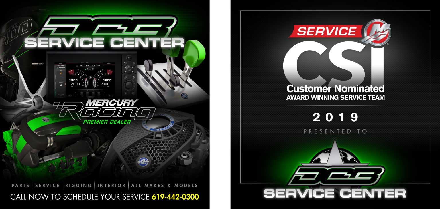 DCB Performance Marine social media graphics