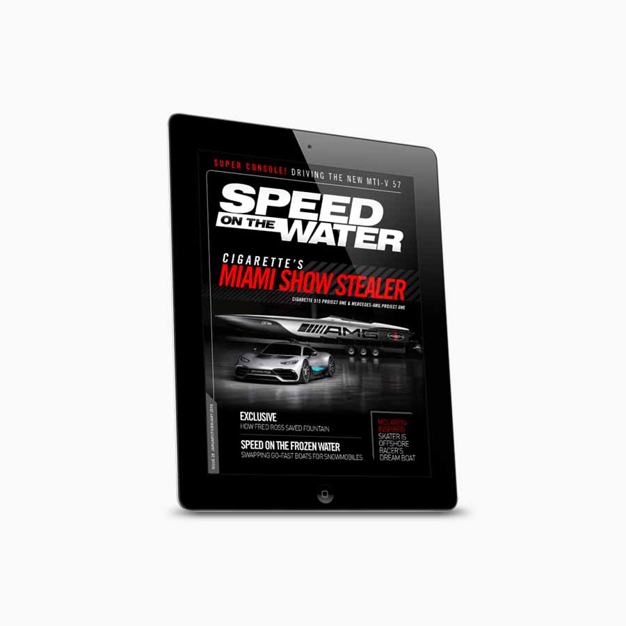 speed on the water digital magazine design thumbnail
