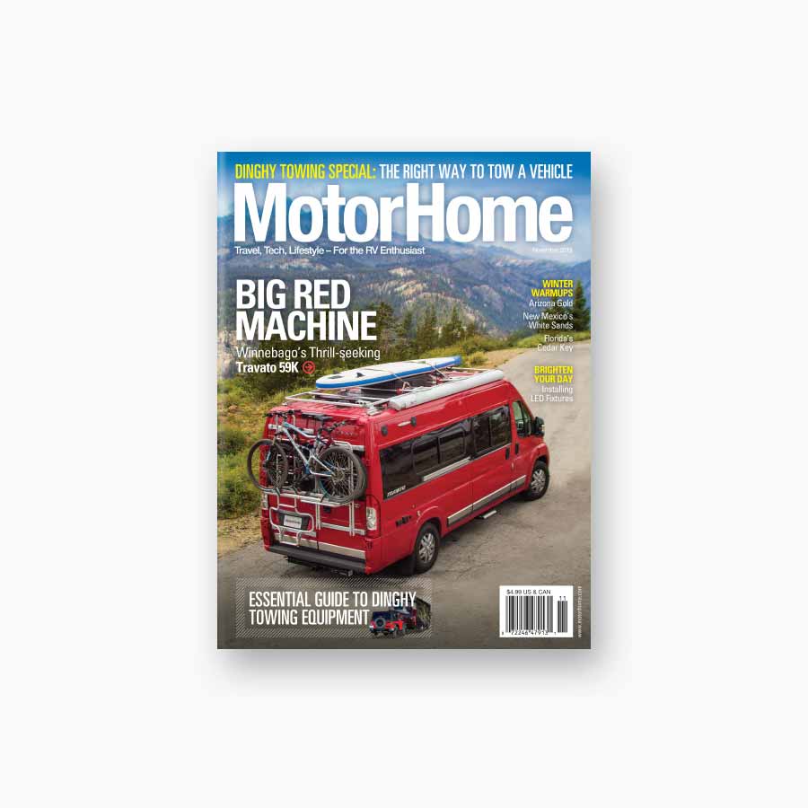 motorhome magazine cover design thumbnail