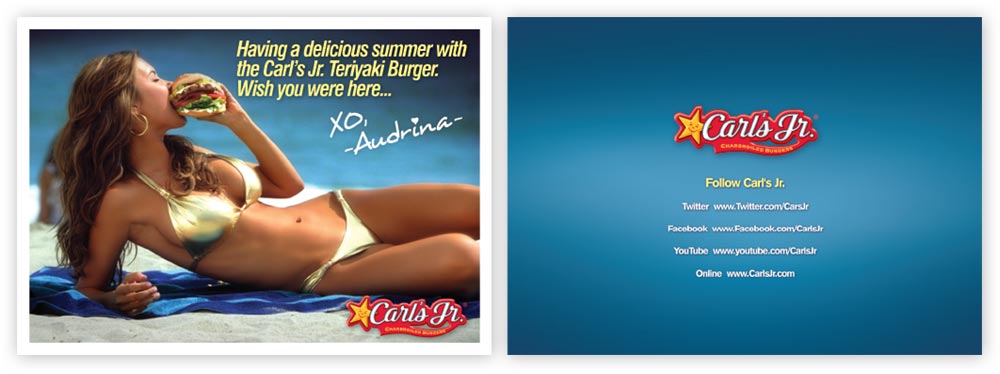 Carl's Jr. restaurant marketing design