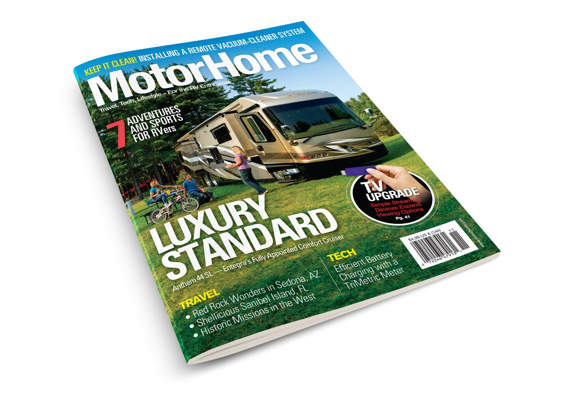 MotorHome magazine design and art direction