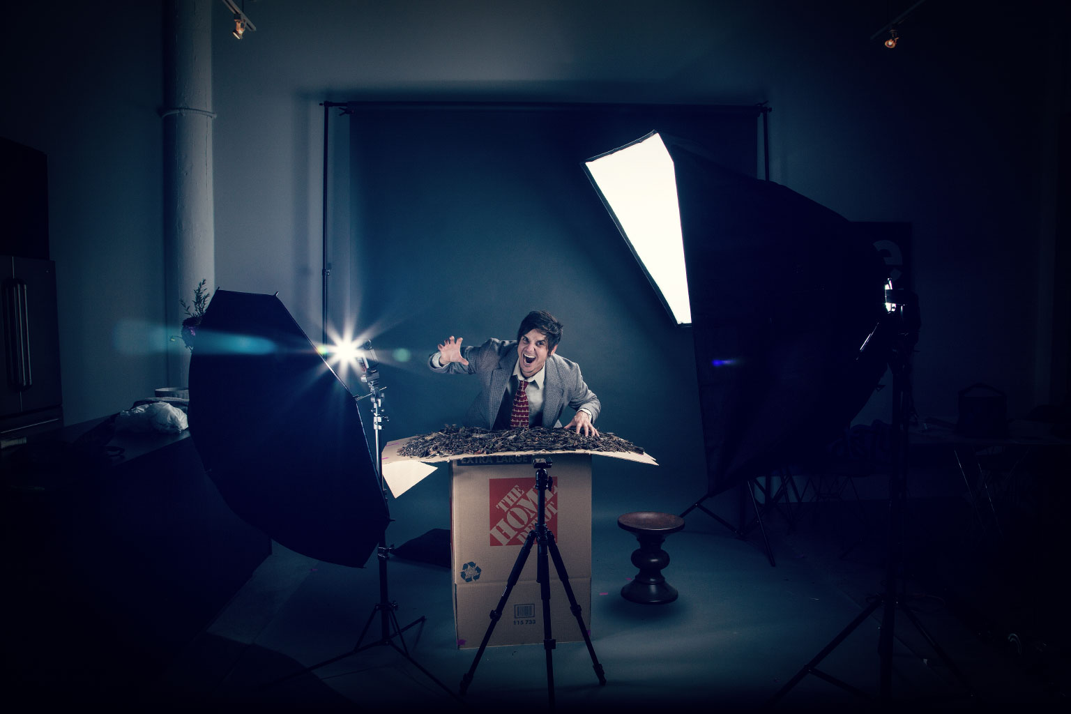 ricky damien zombie halloween composite photography