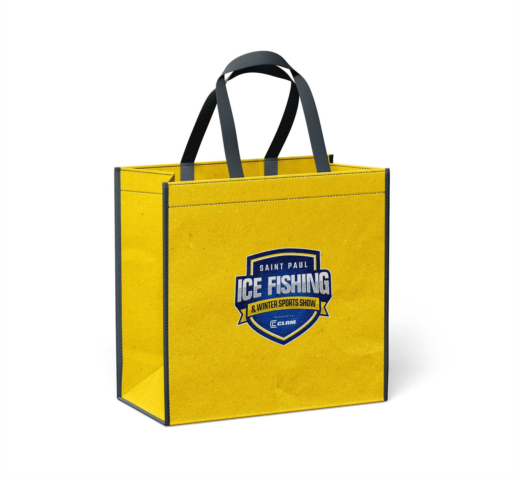 st. paul ice fishing show logo design by Ricky Damien