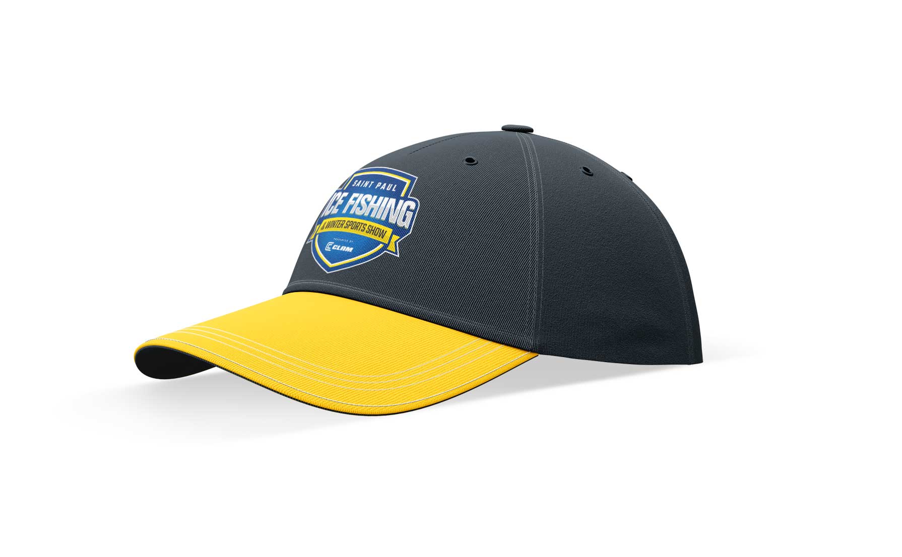 st. paul ice fishing show logo design by Ricky Damien