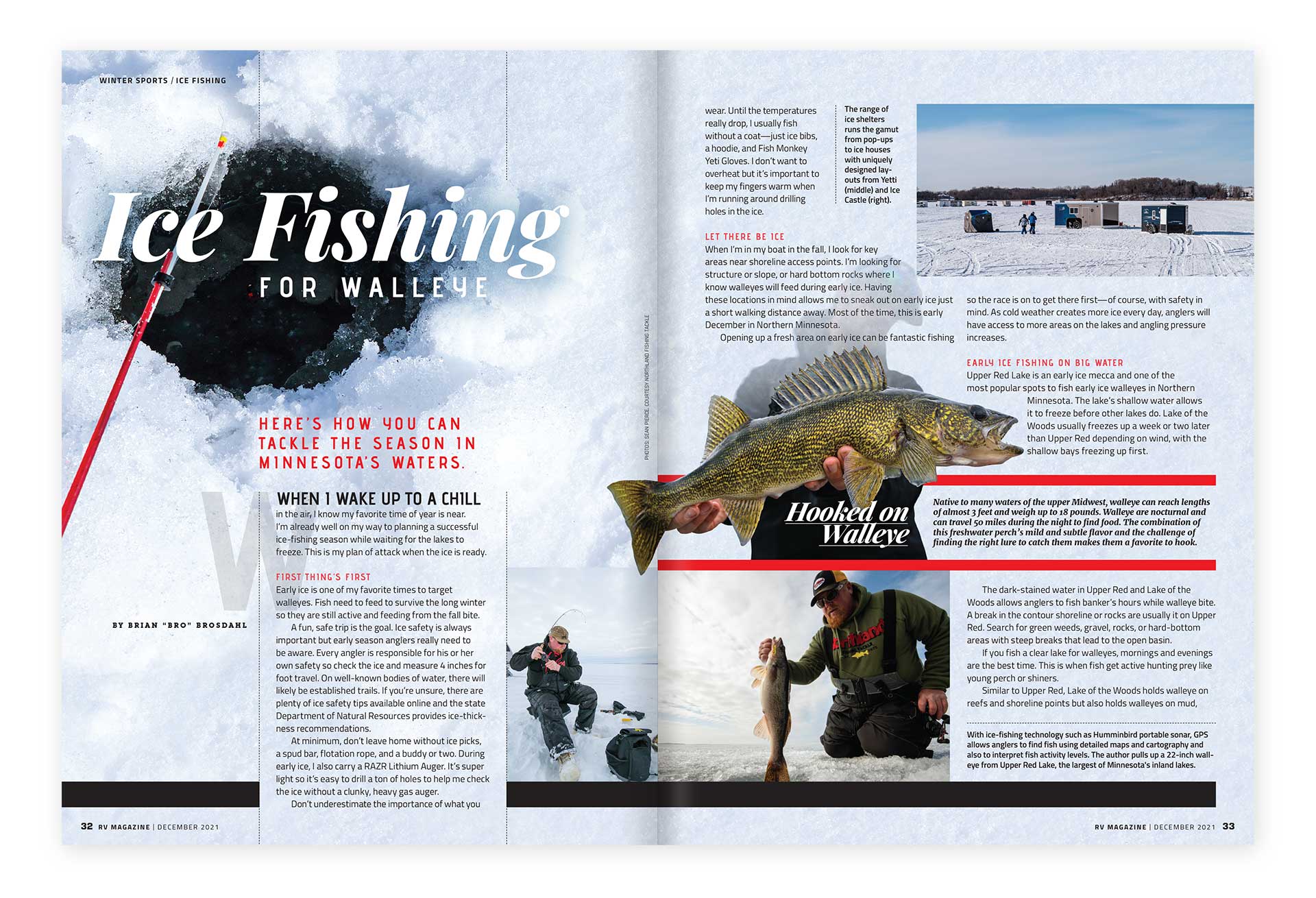 RV Magazine layout design by Ricky Damien