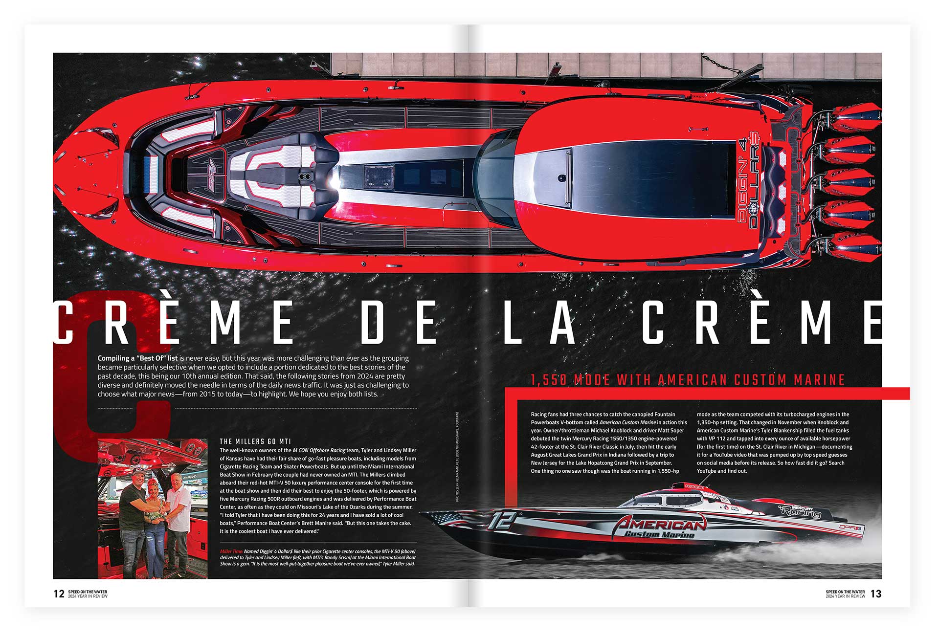 Speed on the Water boating magazine design by Ricky Damien