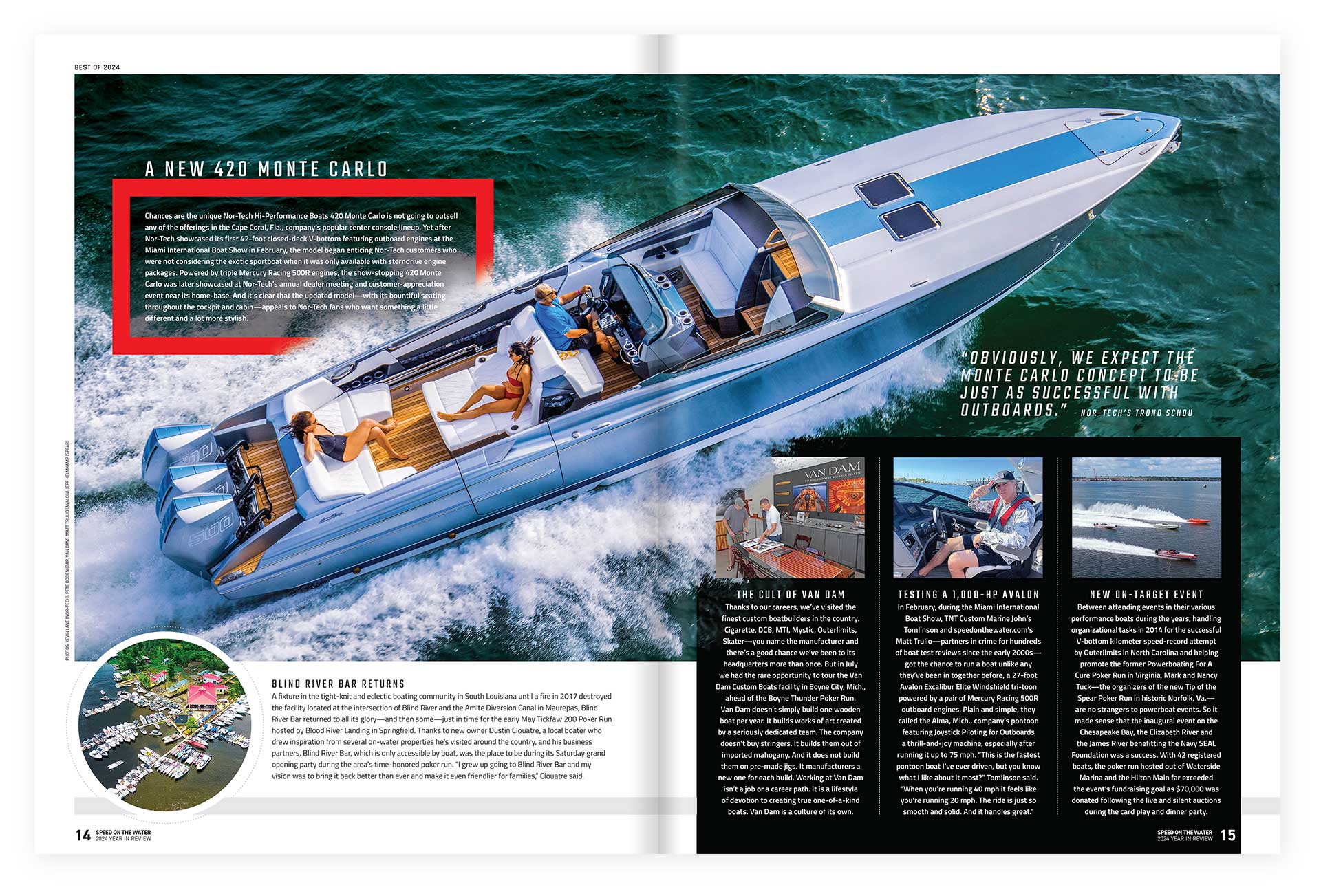 Speed on the Water boating magazine design by Ricky Damien