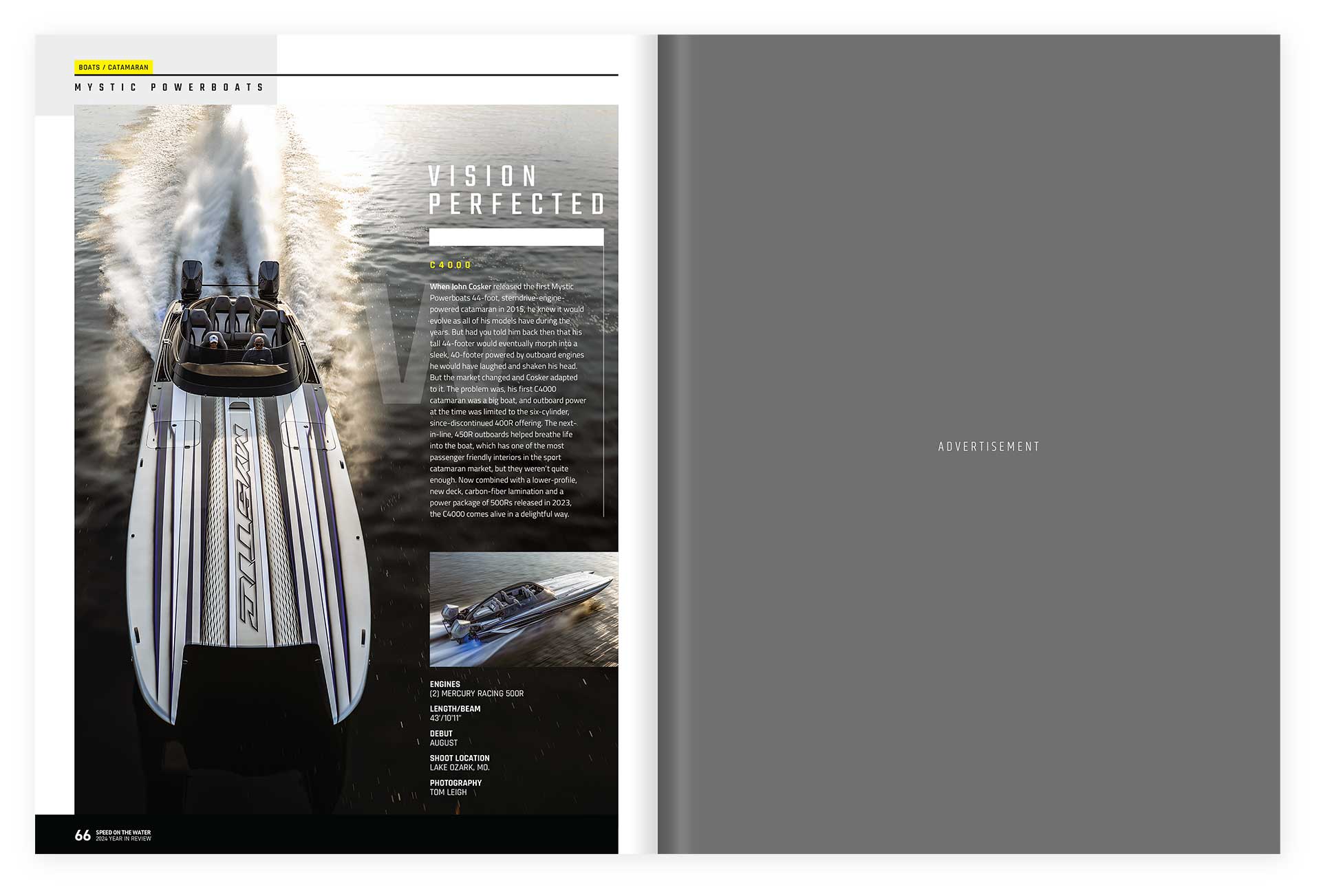 Speed on the Water boating magazine design by Ricky Damien