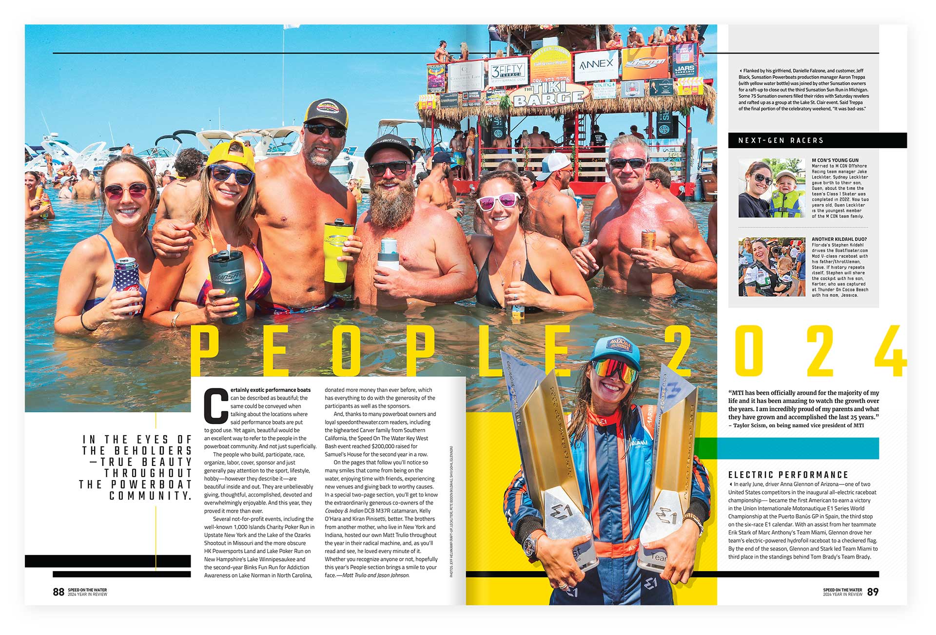 Speed on the Water boating magazine design by Ricky Damien