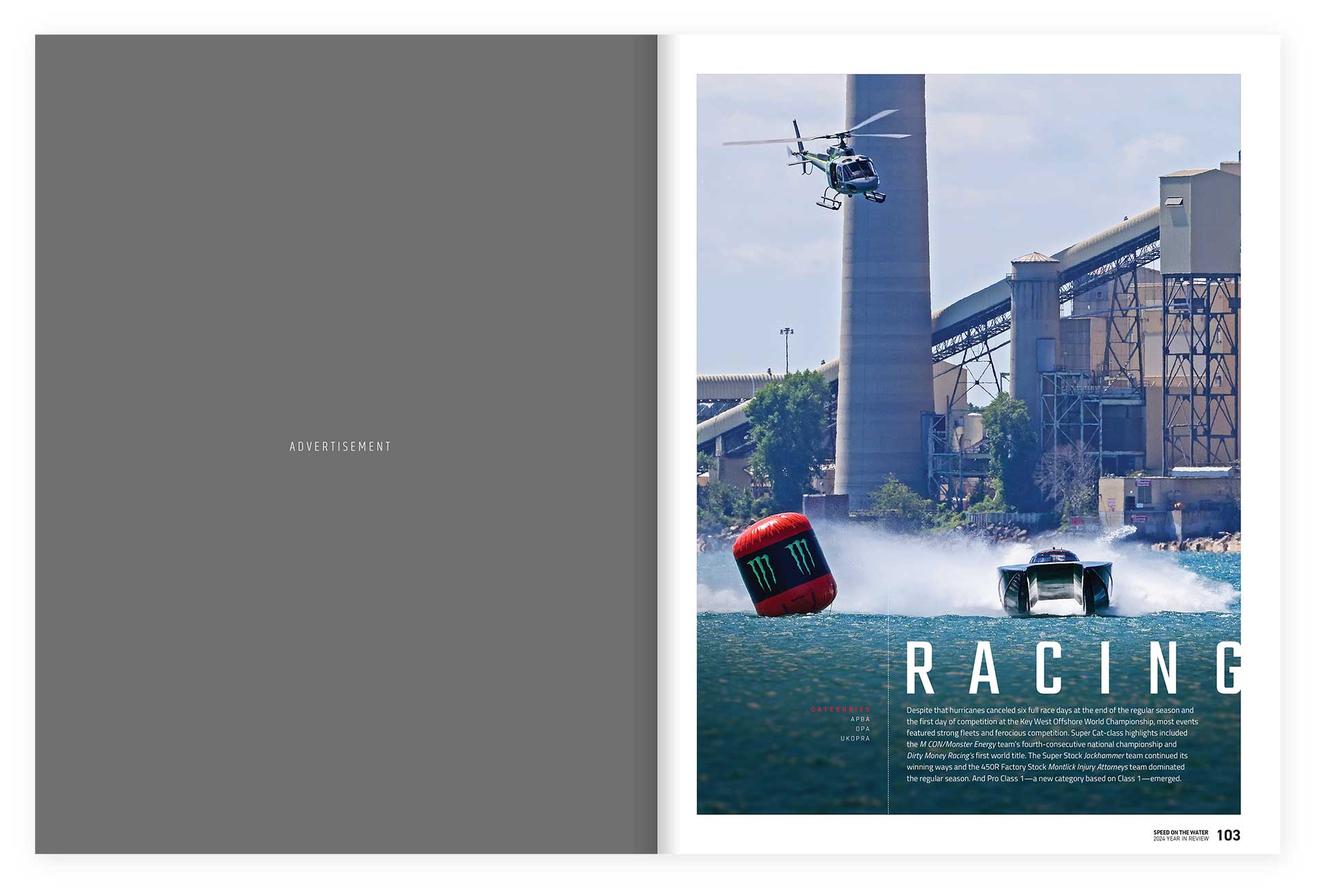 Speed on the Water boating magazine design by Ricky Damien