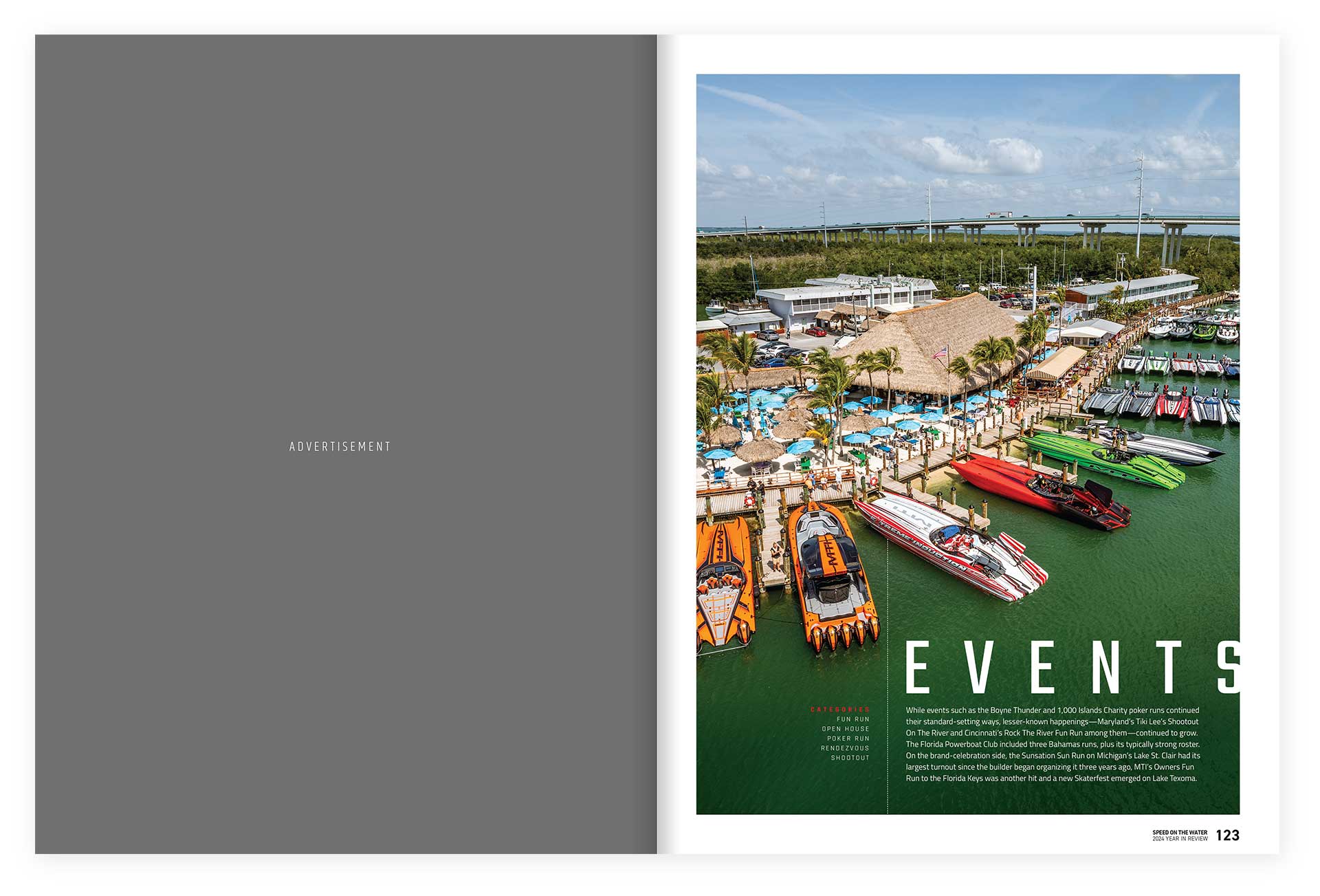 Speed on the Water boating magazine design by Ricky Damien