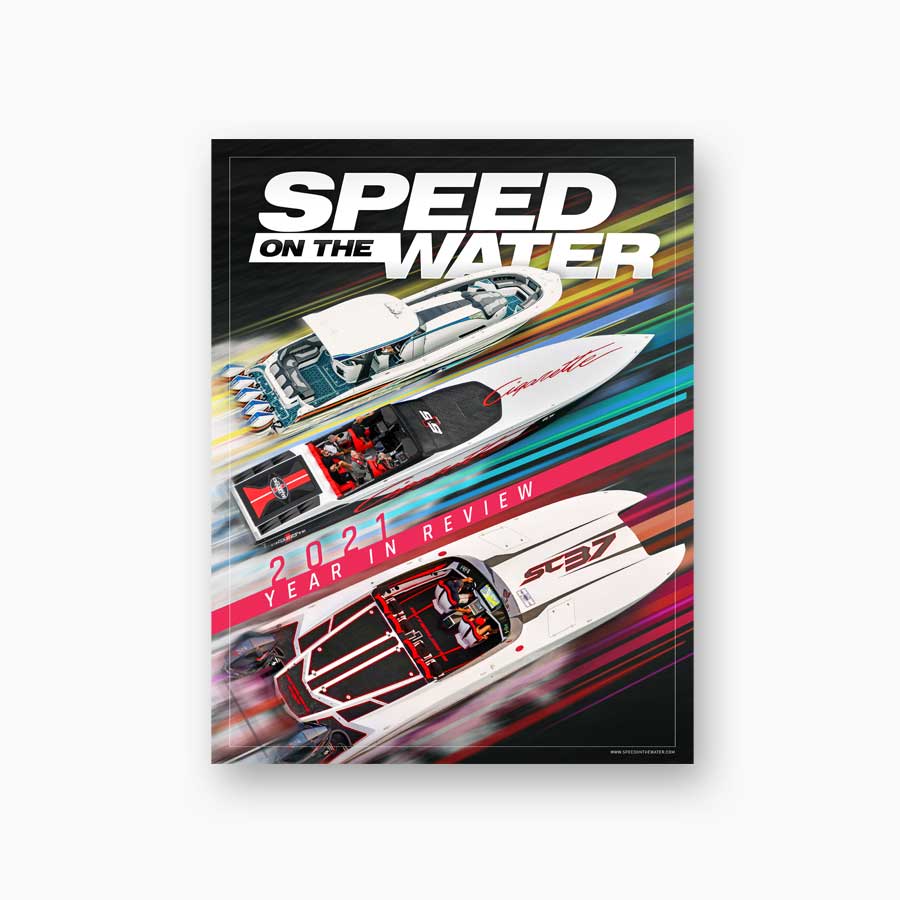 Speed on the Water: Year in Review cover design