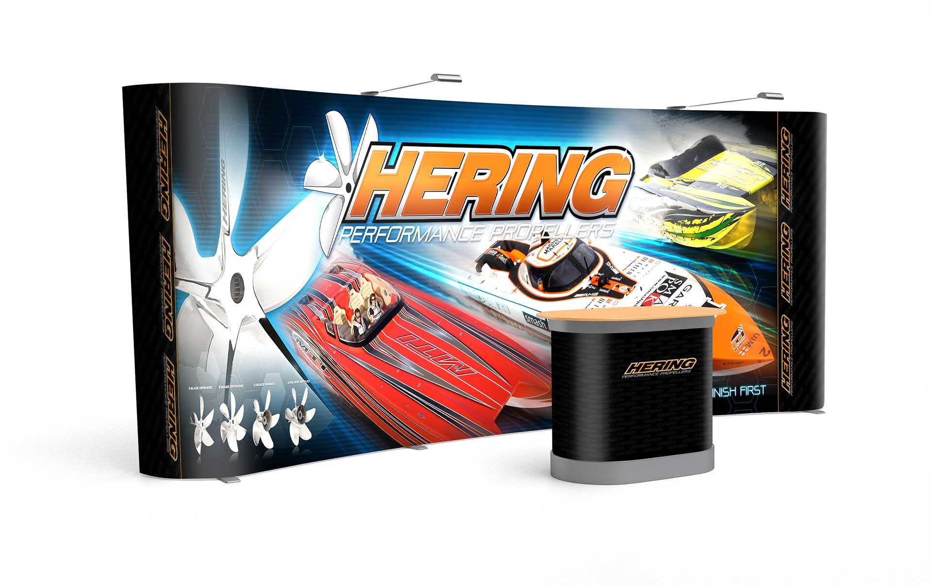 Hering Propellers display design