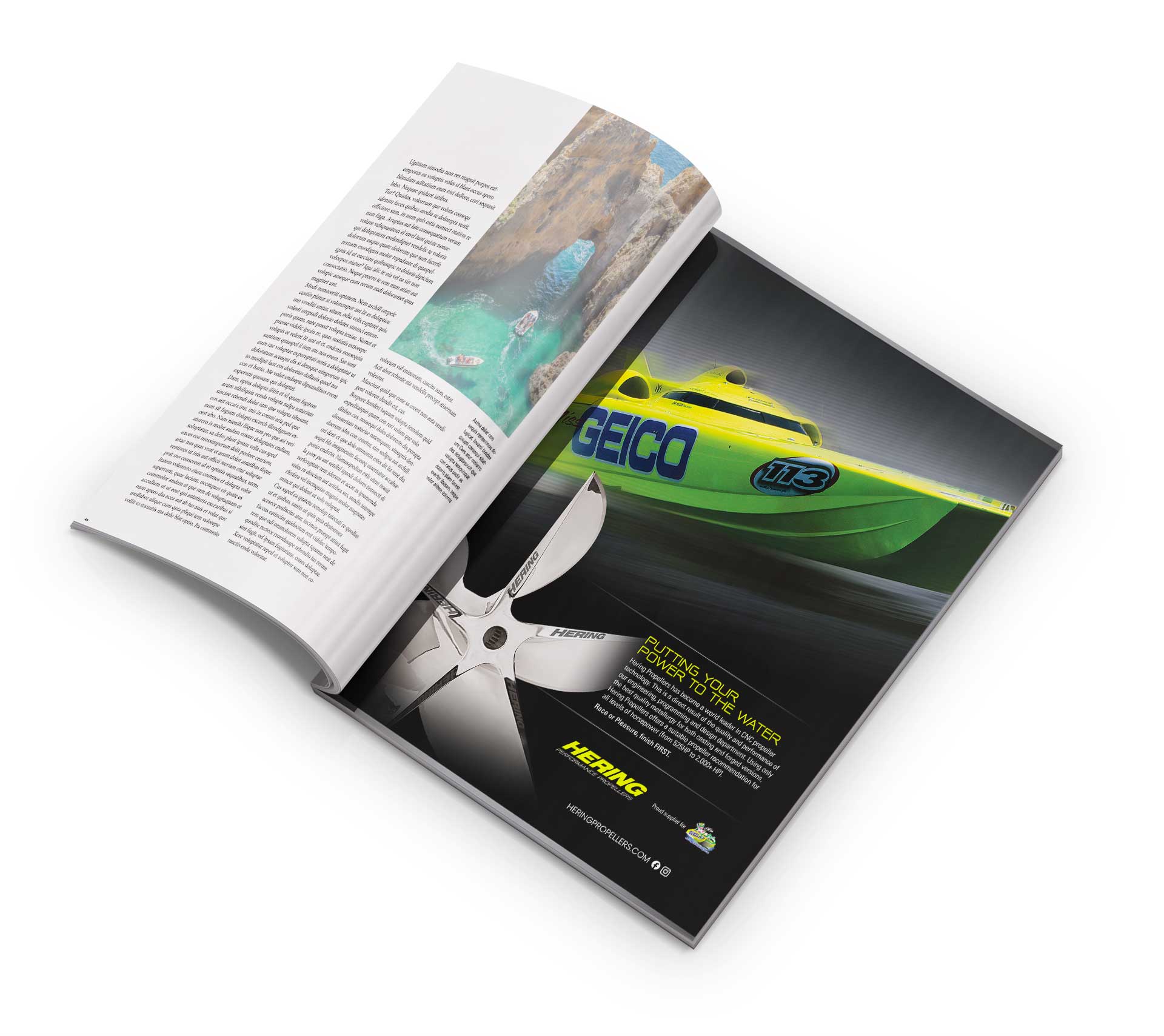 Hering print ad