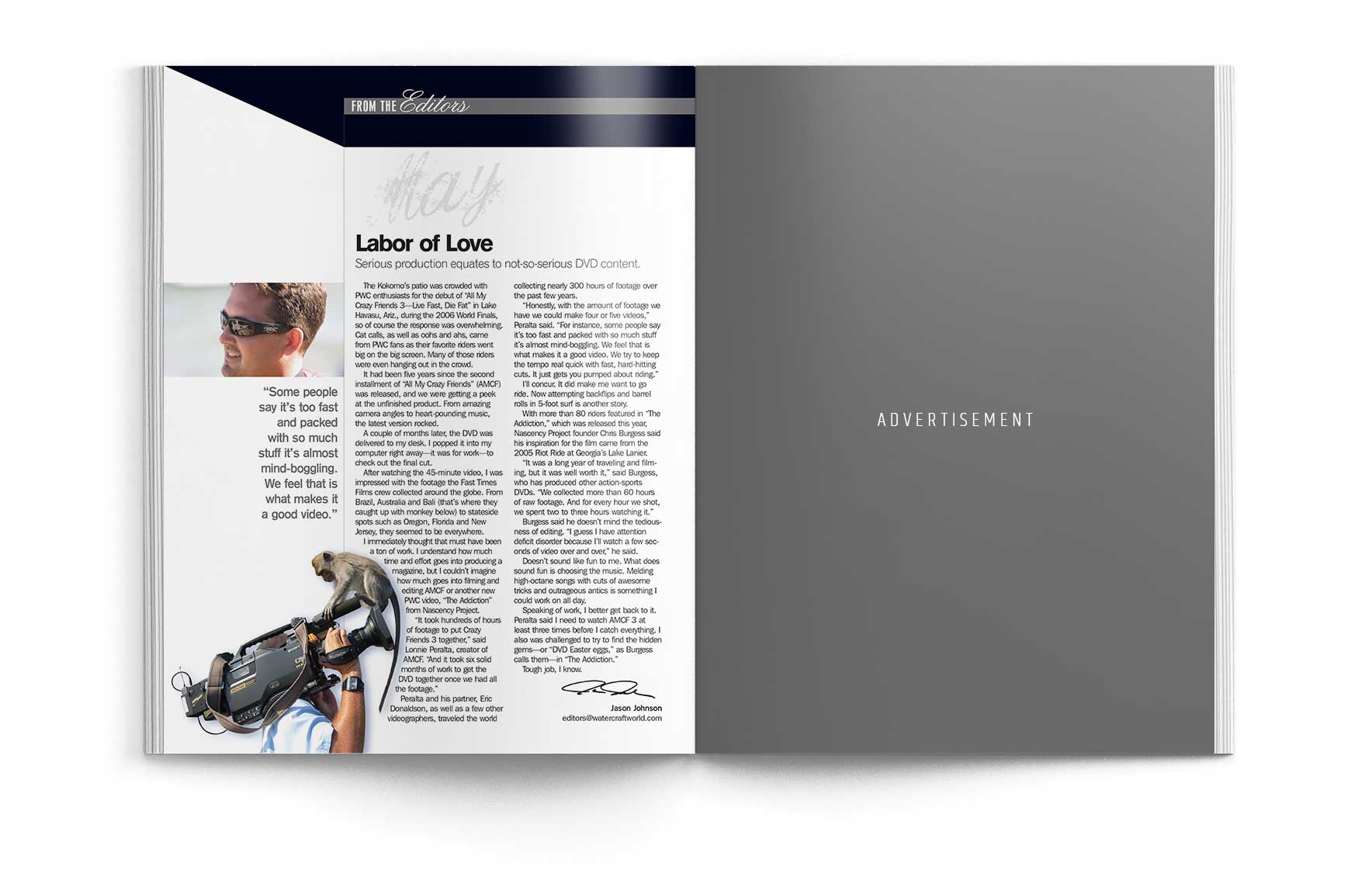 WaterCraft World magazine layout