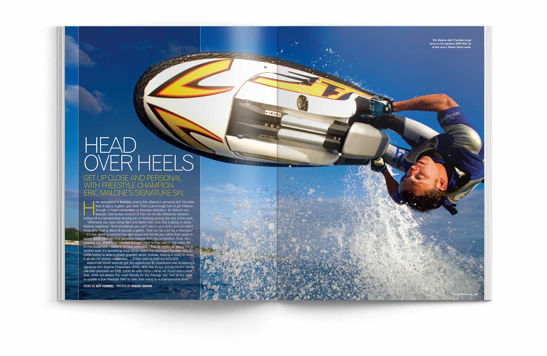 WaterCraft World magazine layout