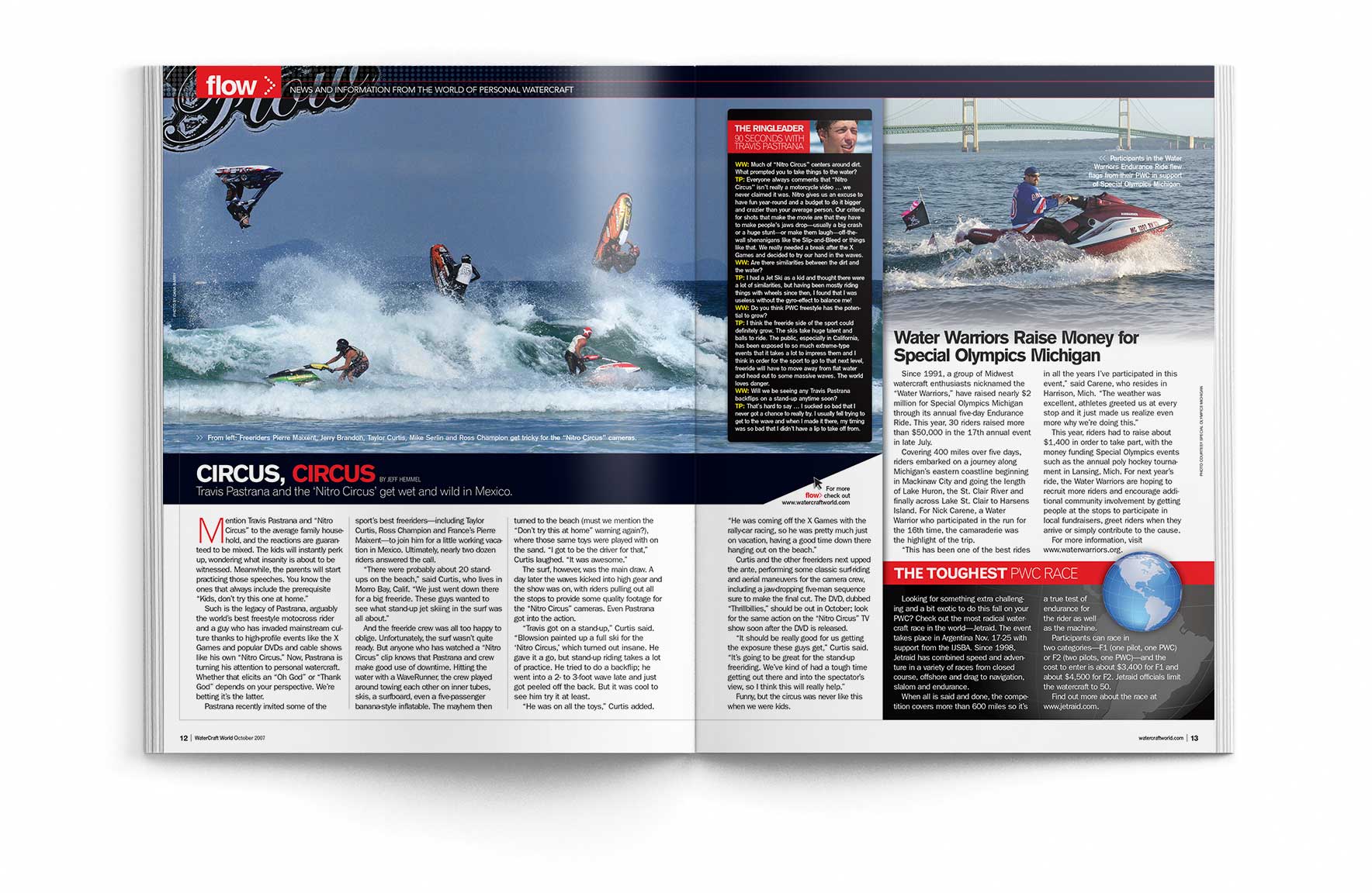 WaterCraft World magazine layout
