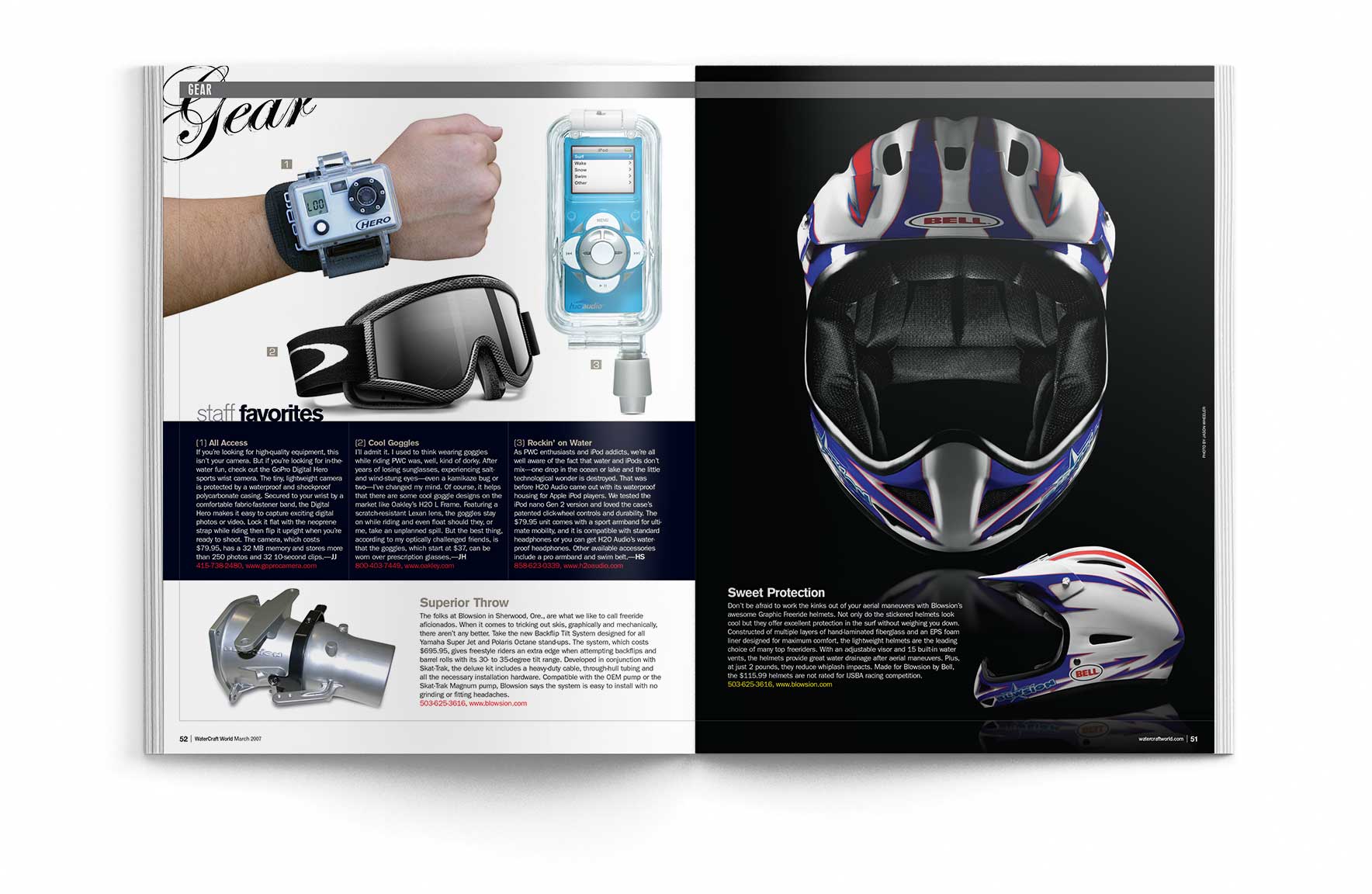 WaterCraft World magazine layout