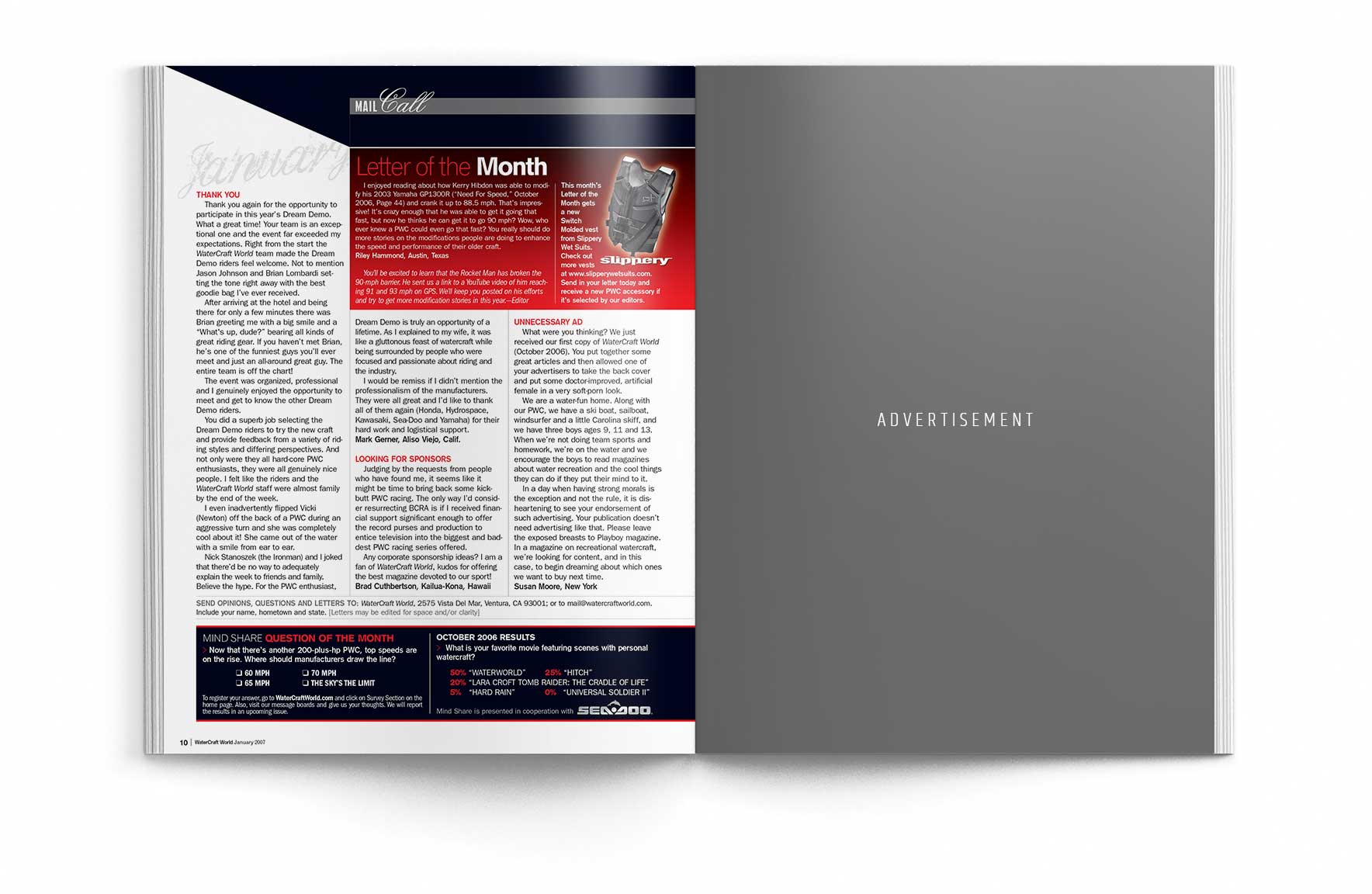 WaterCraft World magazine layout