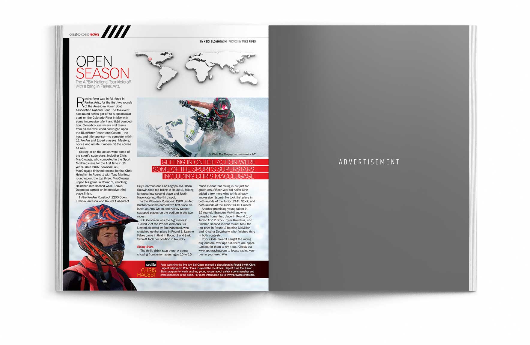 WaterCraft World magazine layout