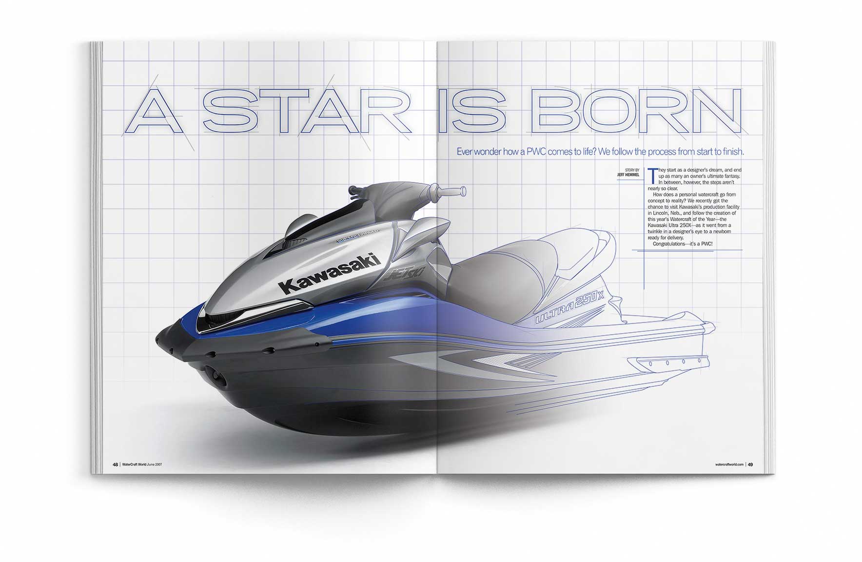 WaterCraft World magazine layout
